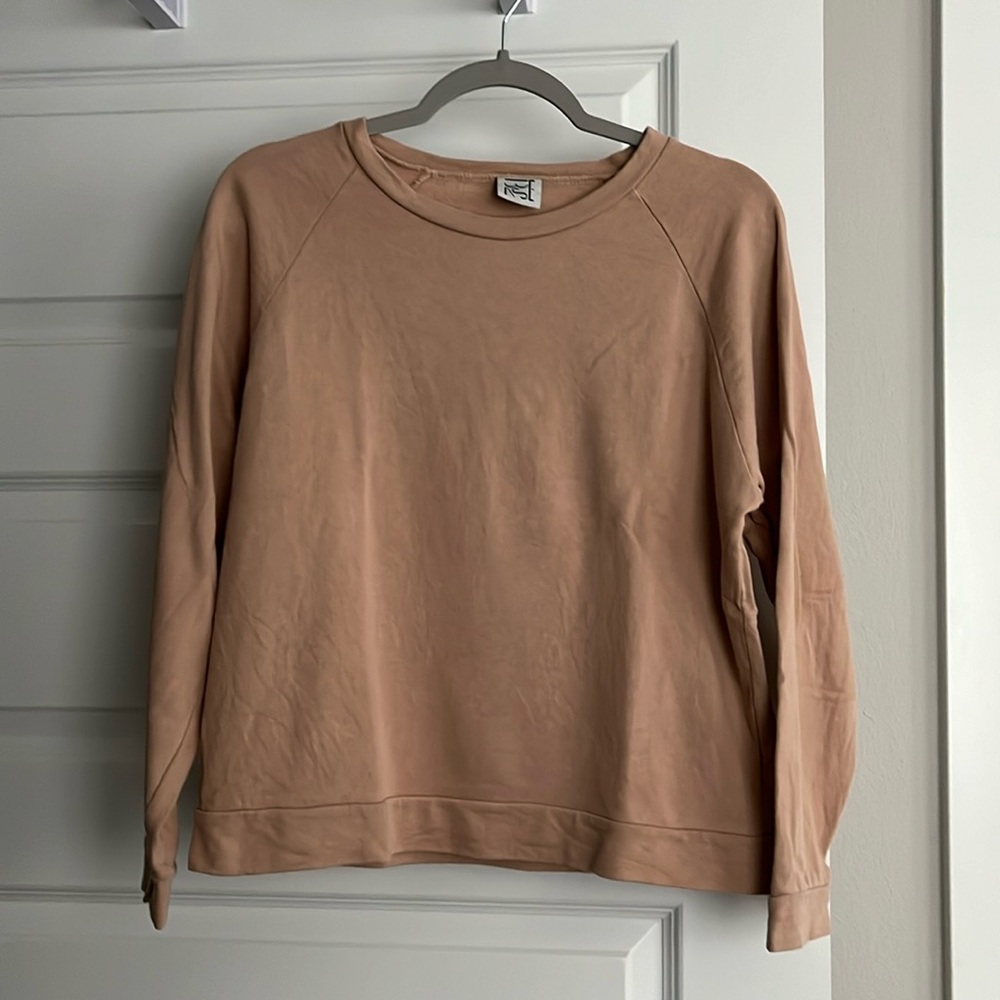Baserange Base Range Basic Sweatshirt S Pink Nude - image 1